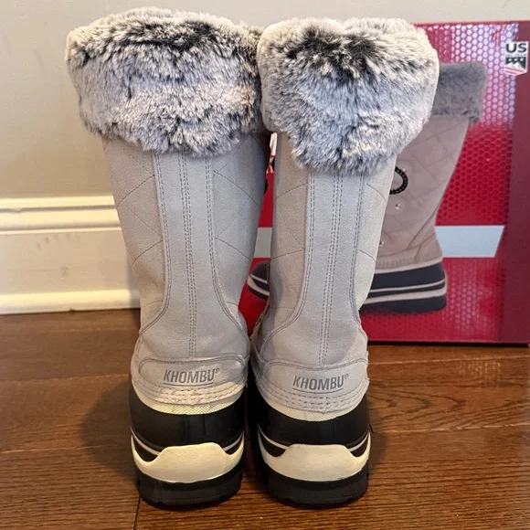 KHOMBU winter boots - womens size 8 NEW IN BOX - Picture 4 of 6
